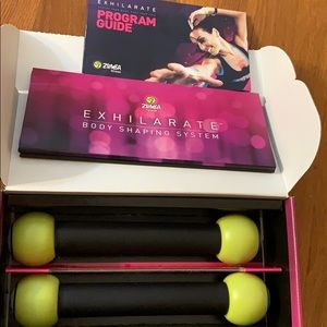 Zumba Fitness Exhilarate box (Barely used)